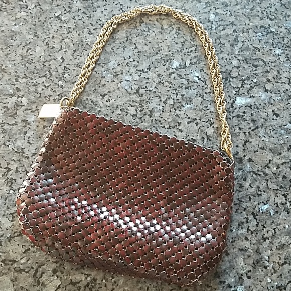 Whiting & Davis Handbags - Whiting and Davis vintage metal mesh bag